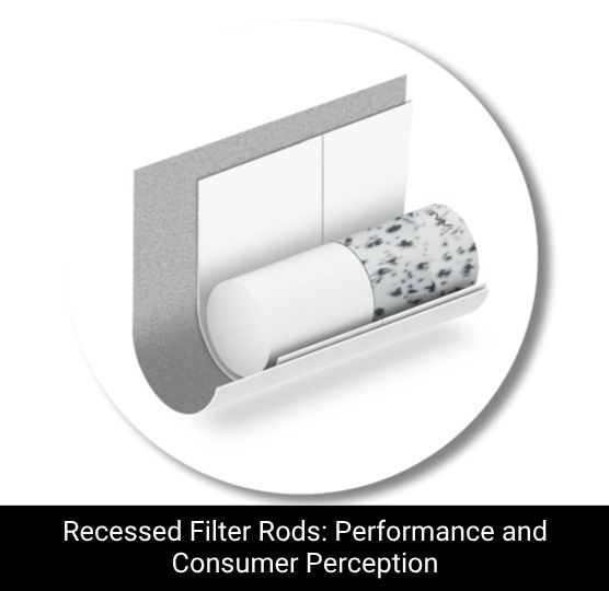 Recessed Filter Rods Performance Consumer Perception