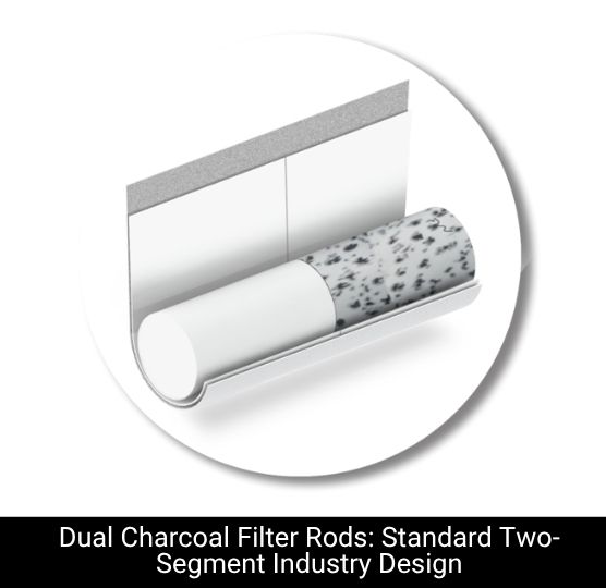 Dual Charcoal Filter Rods Standard Segment Industry Design